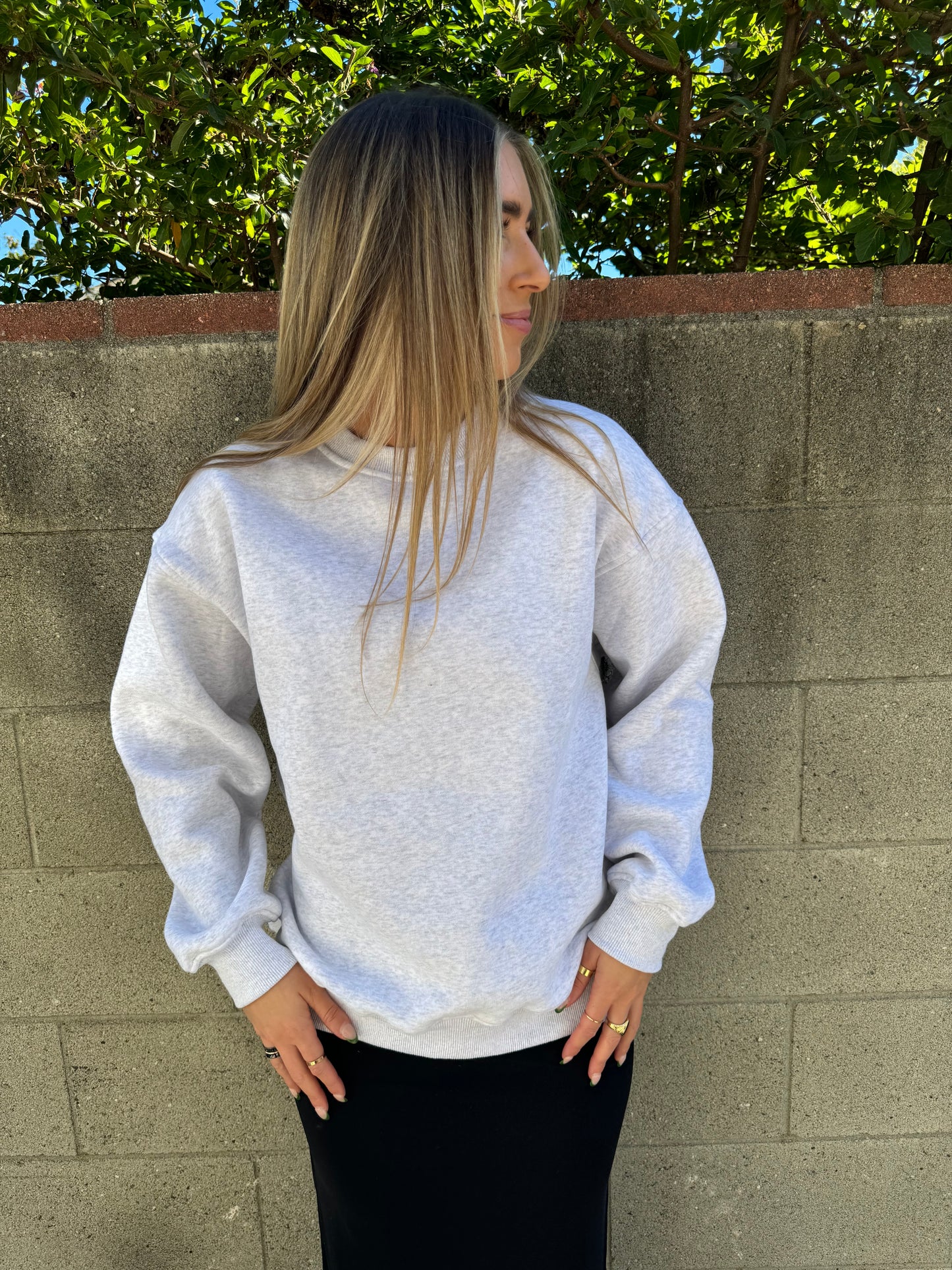 Heather Grey Be Kind Pullover